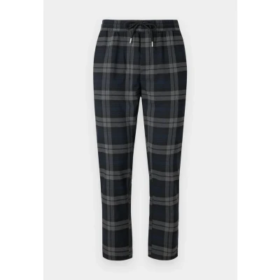 Afbeelding van Only &amp; Sons Onslinus Check PANT Broek, Heren, Maat: Small, Dark navy