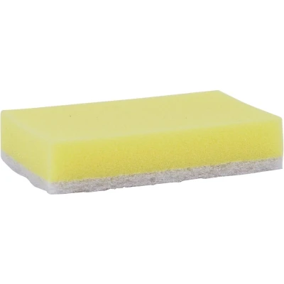 Afbeelding van Schuurspons ca. 140x90x28 mm set à 10 stuks geel/wit
