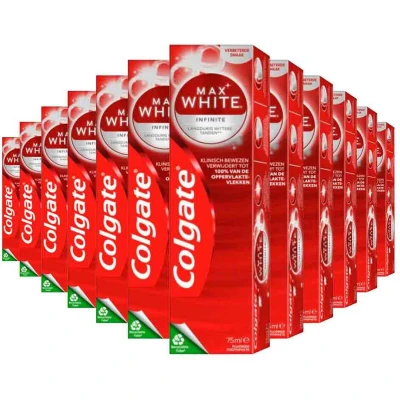 Afbeelding van 12x Colgate Max White Tandpasta Infinite 75 ml