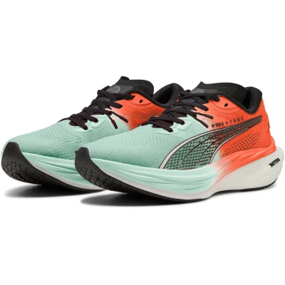 Afbeelding van PUMA x HYROX Deviate NITROâ¢ 3 hardloopschoenen voor Heren, Rood, Maat 47