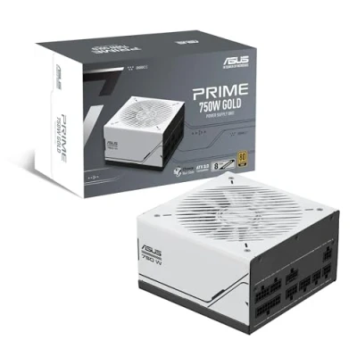 Afbeelding van ASUS Prime 750W Gold Voeding ATX12V 3.0, EPS12V 2.92 80 PLUS 750 Watt Modulair 100 240 Volt wisselstroom V Actieve PFC PCIe 5.0 zwart