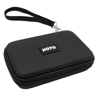 Afbeelding van KOTO dartwallet EVA Medium Zwart, Darttas met Ritssluiting, Dartetui Darts logo, Dart Hoes, dartkoffer,