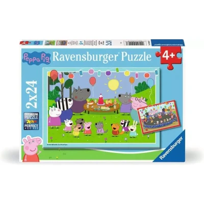 Afbeelding van Ravensburger Legpuzzel Peppa Pig, 2x24st.