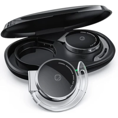 Afbeelding van on ear hoofdtelefoon, bluetooth 5.3, open draadloze Bluetooth, clip sport headse met 4 microfoons, Comfort Fit oorhaak oortelefoon
