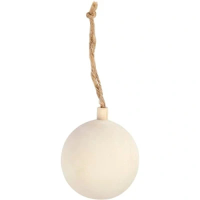 Afbeelding van Creativ Company Kerstbal Hanger Hout, 5,5cm