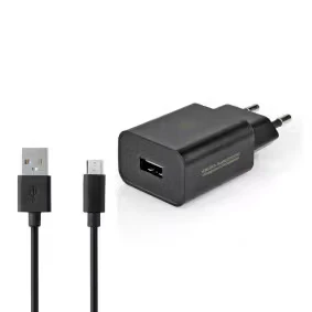 Afbeelding van Wandlader 2,1 A losse kabel Micro USB zwart Nedis