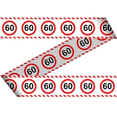 Afbeelding van Afzetlint Verkeersbord 60 jaar