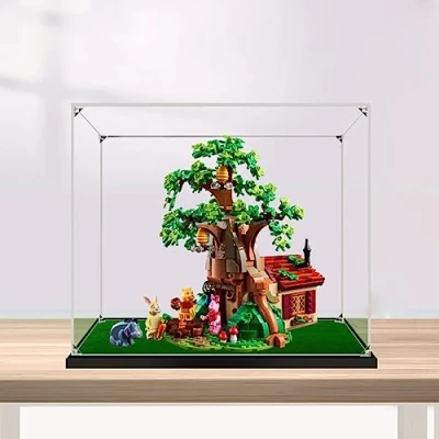 Afbeelding van Display Case voor Lego Winnie The Pooh 21326, Acryl Show Box Building Blocks model Set, Showcase opslag (het NIET inbegrepen)(3mm)