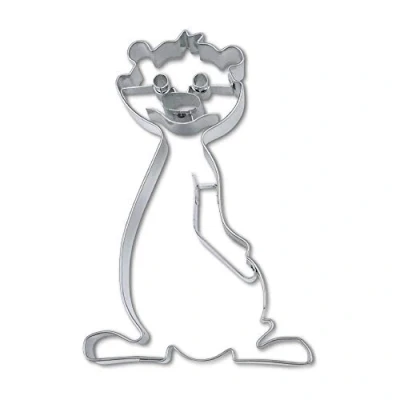 Afbeelding van Staedter Meerkat Embossing Cookie Cutter, 10,5 cm, roestvrij staal, zilver, 30 x cm