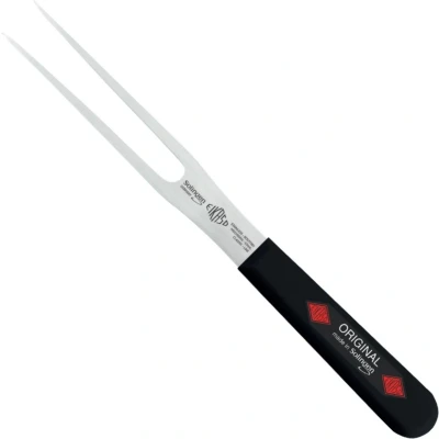 Afbeelding van Eikaso Solingen Vleesvork 13 cm Semi flexibel en Ergonomisch Handvat Hoogwaardig RVS