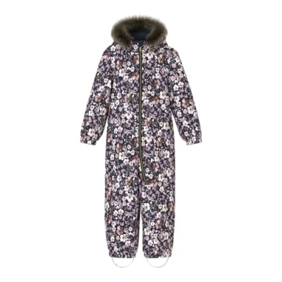 Afbeelding van NAME IT Sneeuwpak voor meisjes, Donkere saffier/Aop:bloem, 86