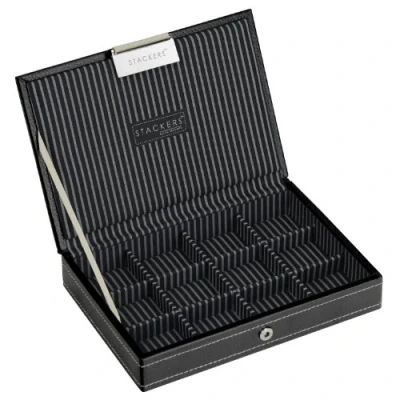Afbeelding van Stackers heren sieradendoos 70548, PU, zonder steen