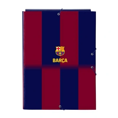 Afbeelding van Ringmap F.C. Barcelona Blauw Kastanjebruin A4 26 x 33.5 2.5 cm