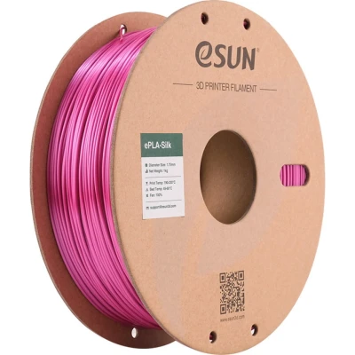Afbeelding van eSUN 3D printer Filament ePLA Silk 1,75mm Violet 1kg