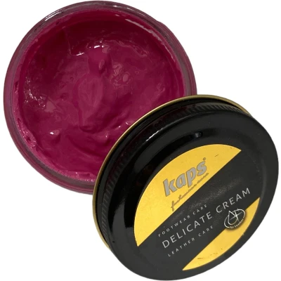 Afbeelding van Kaps Schoencreme schoensmeer verzorgt het leer en geeft glans (125) Fuchsia 50ml
