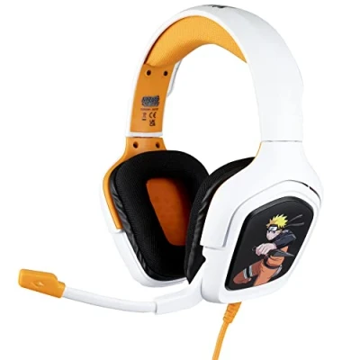 Afbeelding van Naruto gaming headset Fight inklapbare microfoon in line afstandsbediening (Playstation/Xbox/Switch)