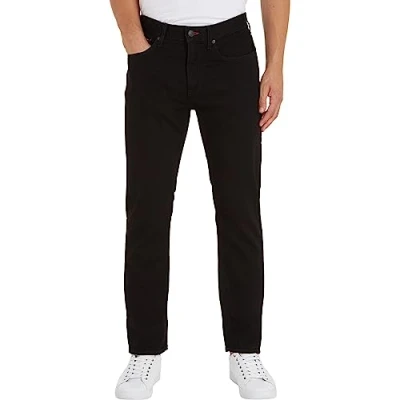 Afbeelding van Tommy Hilfiger CORE Denton Straight leg jeans, Heren, Maat: 40x34, Detroit black
