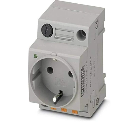 Afbeelding van Phoenix Contact EO CF/PT/LED/F Schakelkastcontactdoos Grijs 1 stuk(s)
