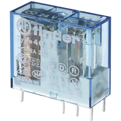 Afbeelding van Finder 40.52.9.024.5001 Printrelais 24 V/DC 8 A 2x wisselcontact 1 stuk(s)