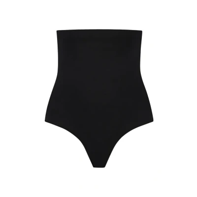 Afbeelding van Bye Bra Soft Touch Seamless High Waist Thong, Black, M