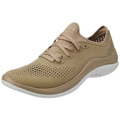 Afbeelding van Crocs Literide 360 Pacer Sneakers laag, Heren, Maat: 41 42, Khaki Kunststof/ textiel