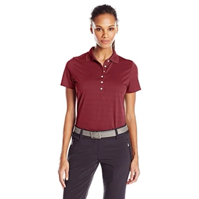 Afbeelding van Callaway Opti Dri™ Performance golfpoloshirt met korte mouwen voor dames (maat Small 3X Plus), Zinfandel, XL