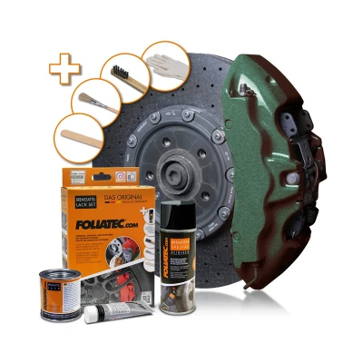Afbeelding van Foliatec Remklauwlakset green hell metallic 3 Componenten