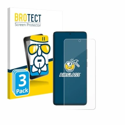 Afbeelding van BROTECT Screenprotector voor Xiaomi Poco F7 Pro Folie Beschermfolie Beschermglas transparant (3 Stuks)