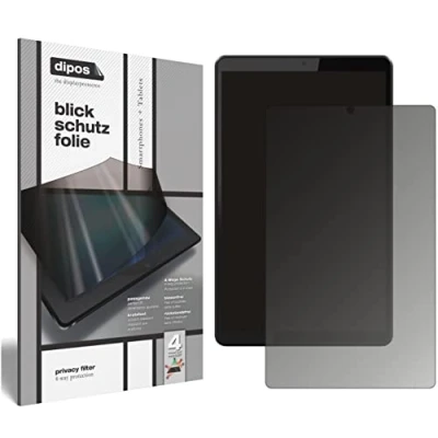 Afbeelding van dipos I Privacy Beschermfolie mat geschikt voor Lenovo Smart Tab M8 Folie screen protector Filter