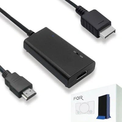 Afbeelding van LevelHike HDMI kabel voor Playstation 2 &amp; 1 console (PS2 en PS1), PS1/PS2 naar adapter met echte RGB signaaluitgang (100% verbeterde videokwaliteit), HD converter