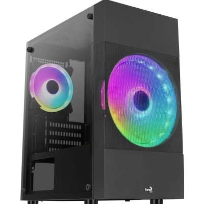 Afbeelding van Aerocool Atomic Lite Mini Tower Zwart