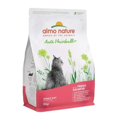 Afbeelding van 2kg Almo Nature Anti Hairball met Zalm Droog Kattenvoer