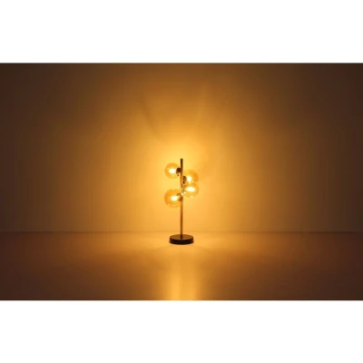 Afbeelding van Plafondlamp RIHA 3.50 Watt G9 Matt zwart 3 Lichts Amber