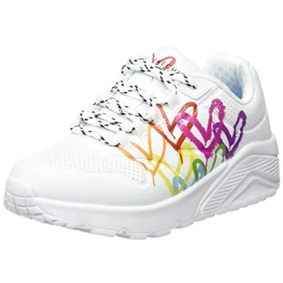 Afbeelding van Skechers UNO LITE Sneakers laag white/multicoloured voor kinderen, Maat: 37, White/multi coloured Pu
