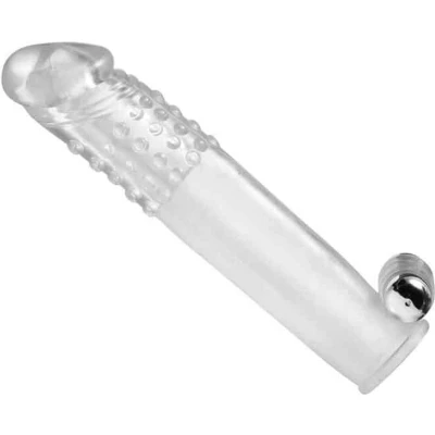 Afbeelding van Clear Sensations Vibrating Penis Sleeve with Bullet