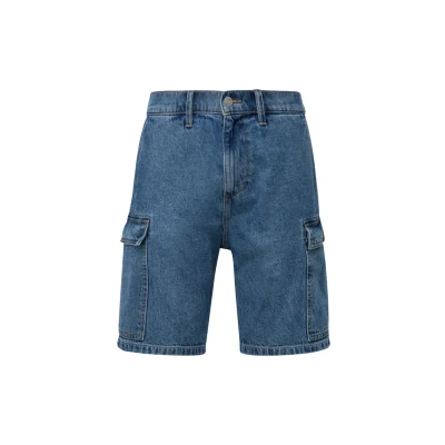 Afbeelding van s.Oliver Regular FIT HIGH RISE Jeansshort, Heren, Maat: 31, Blau