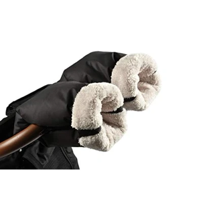 Afbeelding van RED CASTLE by BEABA, wanten/handschoenen/handbescherming voor kinderwagen, regen en sneeuwbescherming, ritssluiting, ultrawarm, zacht, gevoerd met fleece, winddicht, waterdicht, ademend, hoge