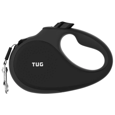 Afbeelding van Tug 360 Rollijn Hondenriem 5 m Zwart Grijs Tot &lt; 50kg L