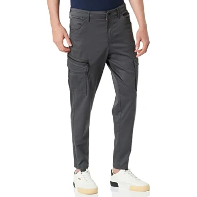 Afbeelding van JACK &amp; JONES cargobroek heren, grijs, 30W / 32L