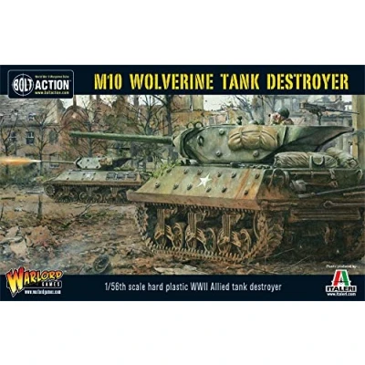 Afbeelding van Bolt Action M10 Wolverine Tank Destroyer 1:56 WWII Military Wargaming Plastic Model Kit