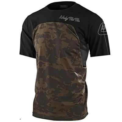 Afbeelding van Fietsshirt, voor heren, T shirt, korte mouwen, jersey, ademend, top, mountainbike, stadsfiets, multisport, fitness, stijl 7, XS