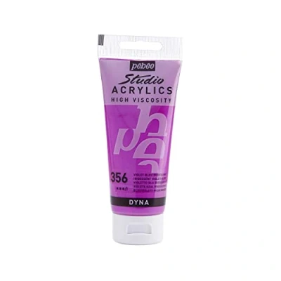 Afbeelding van Pébéo 832356 Studio acrylverf, 1 tube, 100 ml, violet blauw, glinsterend