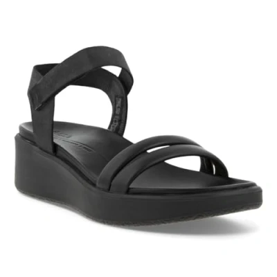 Afbeelding van ECCO Flowt Wedge LX W Sandalen met plateauzool, Dames, Maat: 38, Black Schoenen