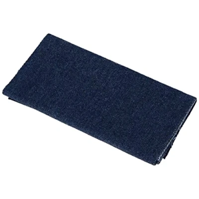 Afbeelding van Prym Donker Blauw Jeans (12 x 45cm) Ijzer on Reparatie Laken 1 Stuk