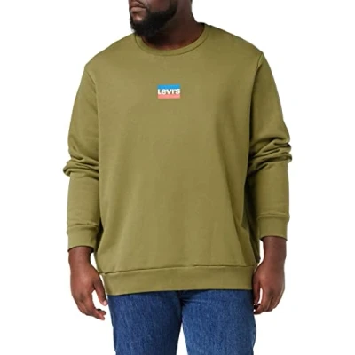 Afbeelding van Levi&#039;s Heren sweatshirt, Standard Graphic Crew Mini Sportswear SRT Martini Olive, M