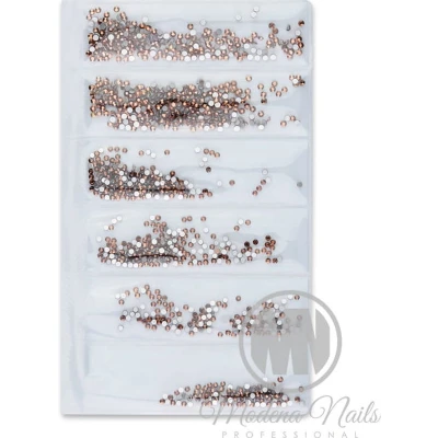 Afbeelding van Modena Nails Cubic Zirconia Nagelsteentjes Rose Gold*