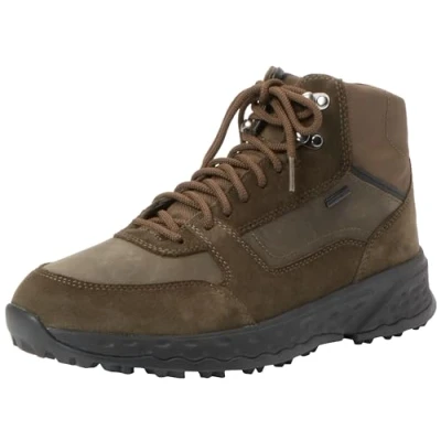 Afbeelding van Geox U Sterrato B ABX Sneakers hoog, Heren, Maat: 44, Military Leer en textiel