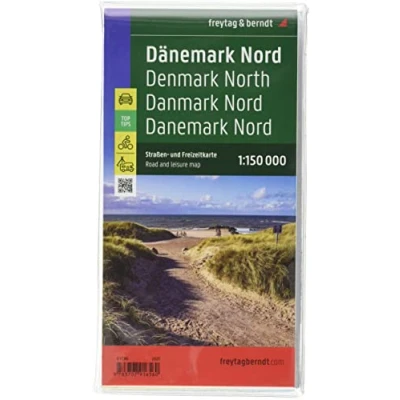 Afbeelding van F&amp;B Denemarken Noord en Zuid, Set 2 kaarten: wegenkaarten 1:150 000: AK 6303