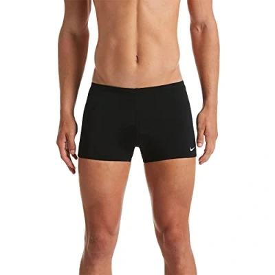 Afbeelding van Nike Performance Square LEG Zwemshorts, Heren, Maat: 4XL, Black