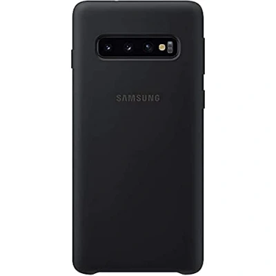 Afbeelding van Samsung silicone cover Galaxy S10 Zwart